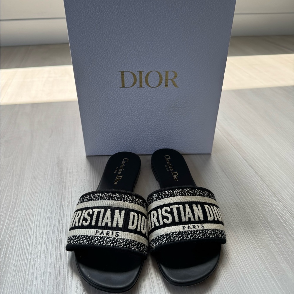 Dior Black and White Sandals